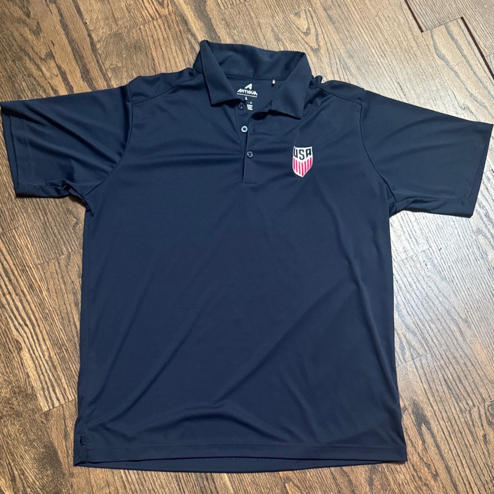 USMNT Navy Polo size Large